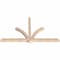 Ekena Millwork Redmond Smooth Timber Gable Bracket, Douglas Fir, 84"W x 49"H x 3 1/2"D x 3 1/2"F, 14/12 Pitch GBW084X49X0404RED00SDF - alternate 4